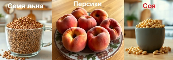 Продукты повышающие эстроген