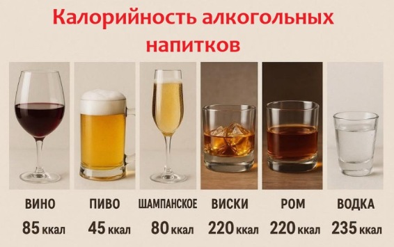 Вред алкоголя для желающих похудеть